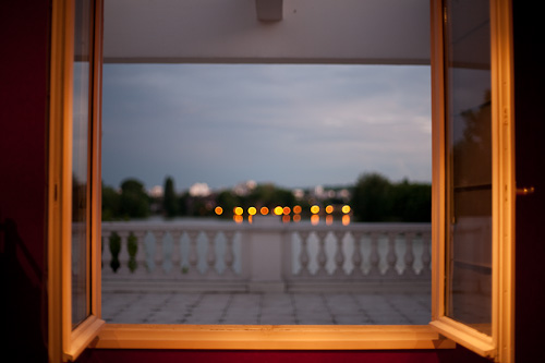 View from hotel window